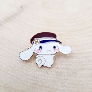 2/$20 Brand New Cinnamoroll Brown Hat Pin Brooch